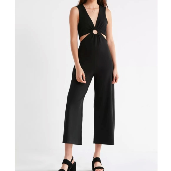 Urban Outfitters Pants - Urban Outfitters O-Ring Cutout Jumpsuit - Black XS